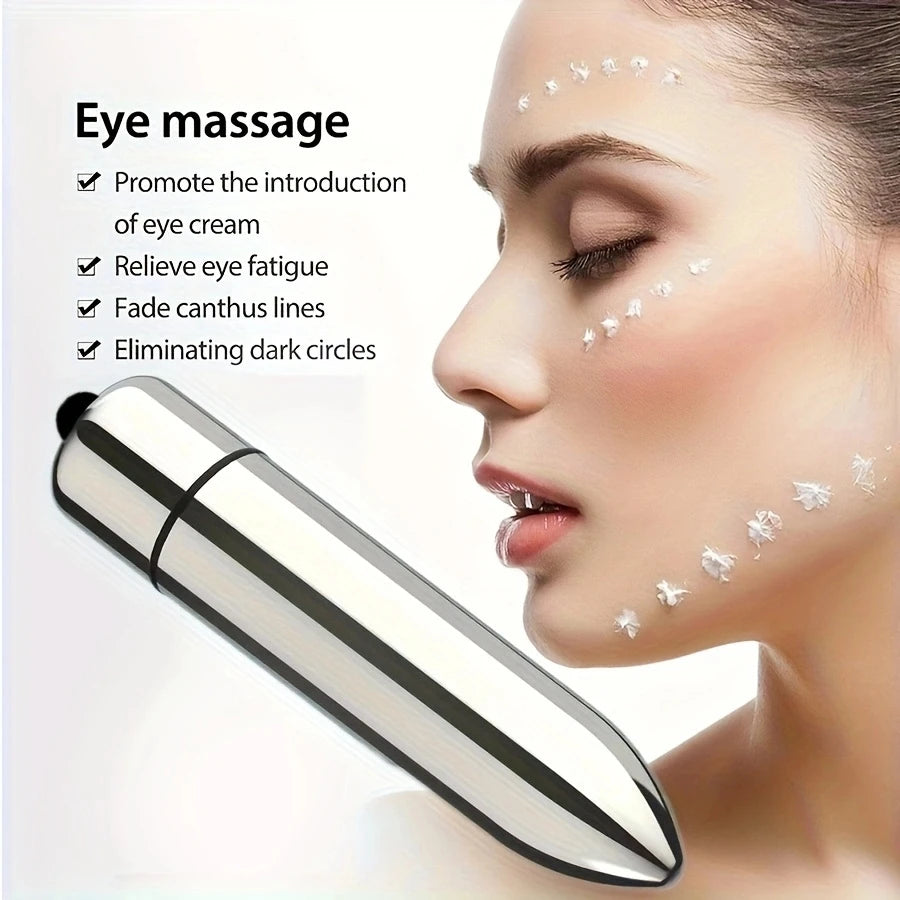 Portable Vibrating Massager Home And Travel Beauty Tool Facial And Eye Massage Promotes Lotion Absorption