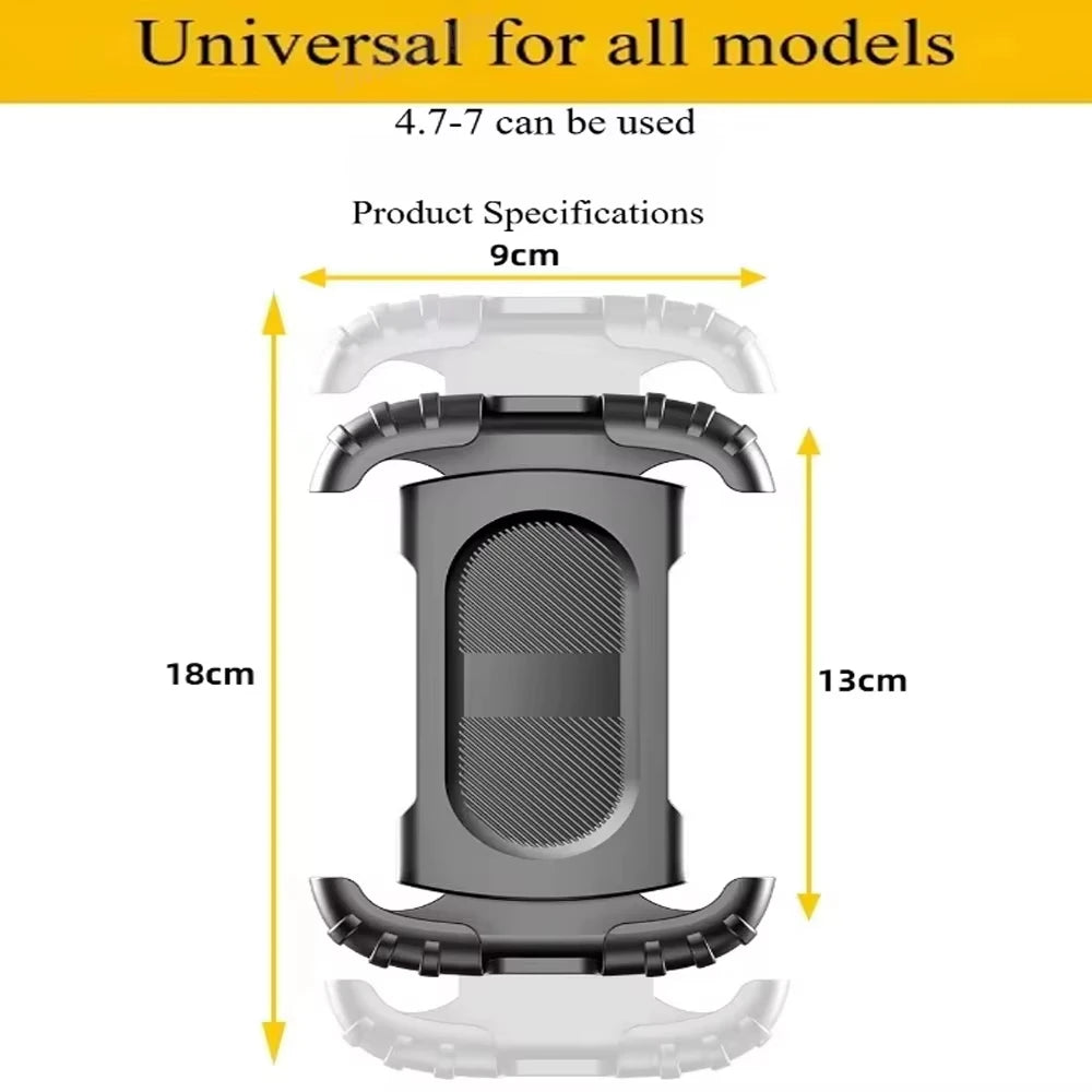 Motorcycle, mountain bike, road bike, stable and adjustable 360° rotatable universal mobile phone standSoporte para Celular