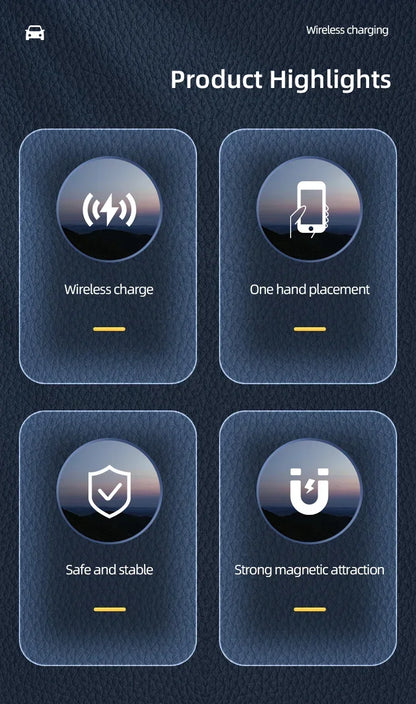 Vikefon 30w carregador magnético sem fio do carro para iphone 12 13 14 15 pro max ventilação de ar suporte do telefone do carro carregamento rápido do carro