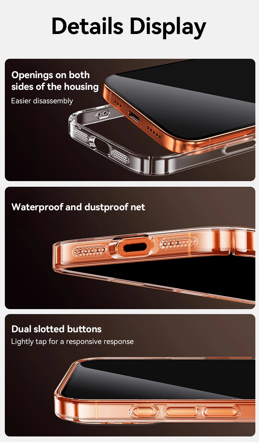 Joyroom capa magnética para iphone 17 16 pro max capa anti amarela transparente para iphone 17 pro carregador sem fio capa fina