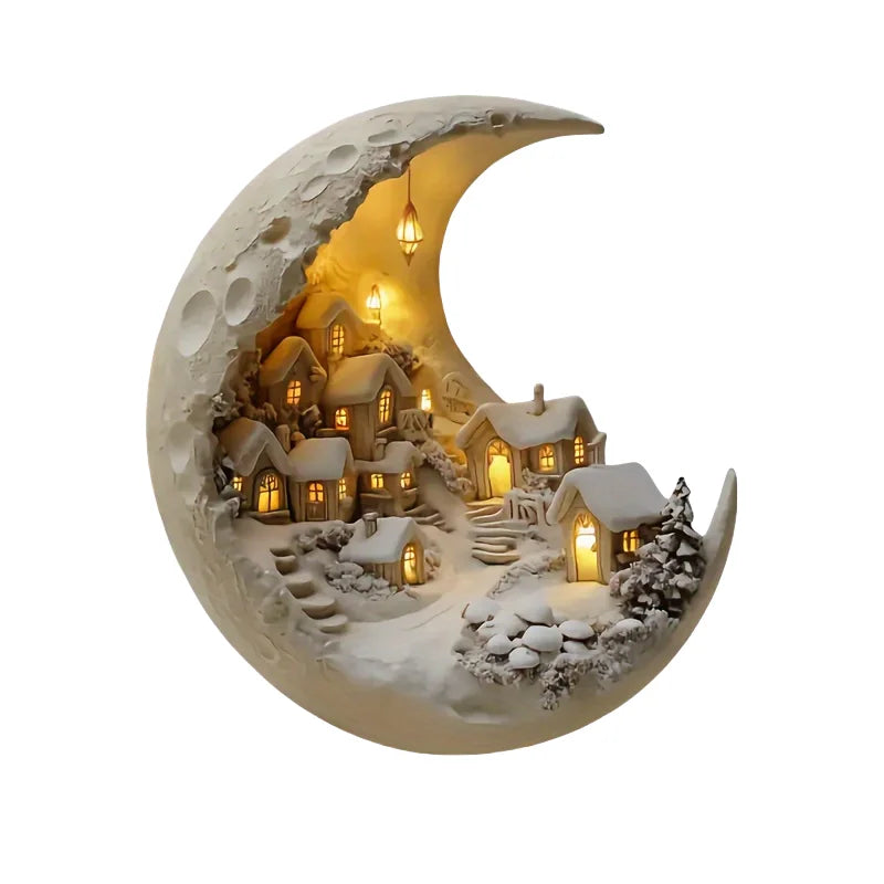 Natal árvore de natal ornamento de mesa moonhouse diy decoração 2d acrílico feliz natal sinais placa 2026 presentes de festa de ano novo
