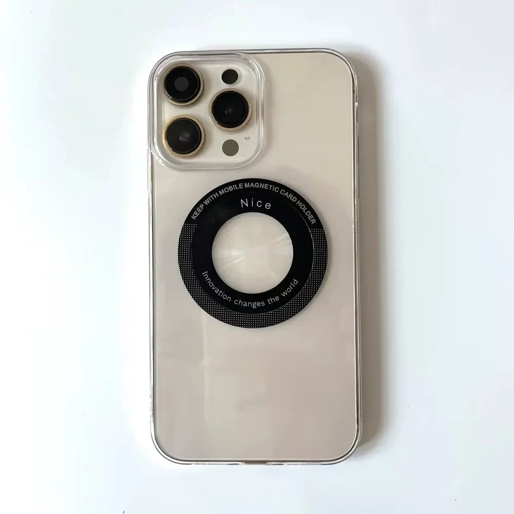 1/2/6 pçs para magsafe anel de metal magnético para telefone universal adesivo de metal suporte placa carregador sem fio folha ímã suporte do carro