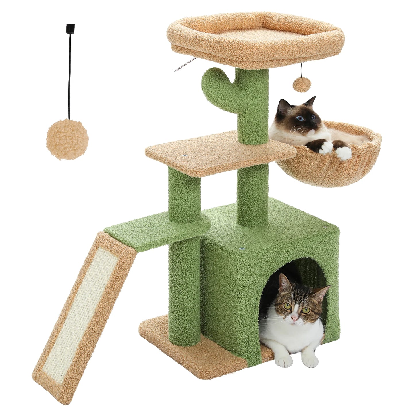Árvore para gatos torre para gatos internos 2 estilos árvore de atividades para gatos com postes para arranhar gatos rede grande e poleiro superior removível cinza