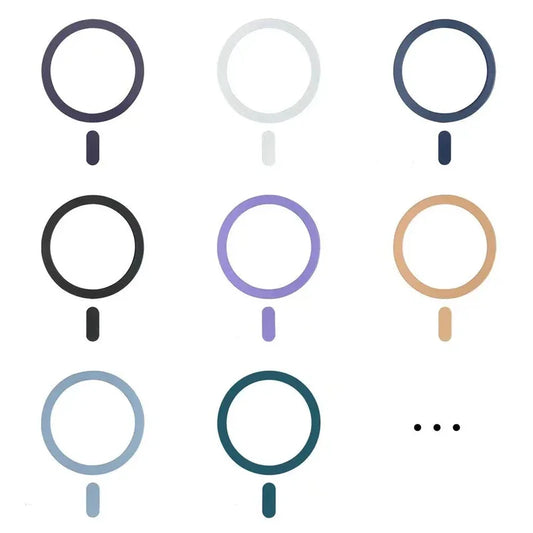 Anel de placa magnética Magsafe, Etiqueta universal do metal, Carregador sem fio, Folha para suporte do carro do ímã, Suporte