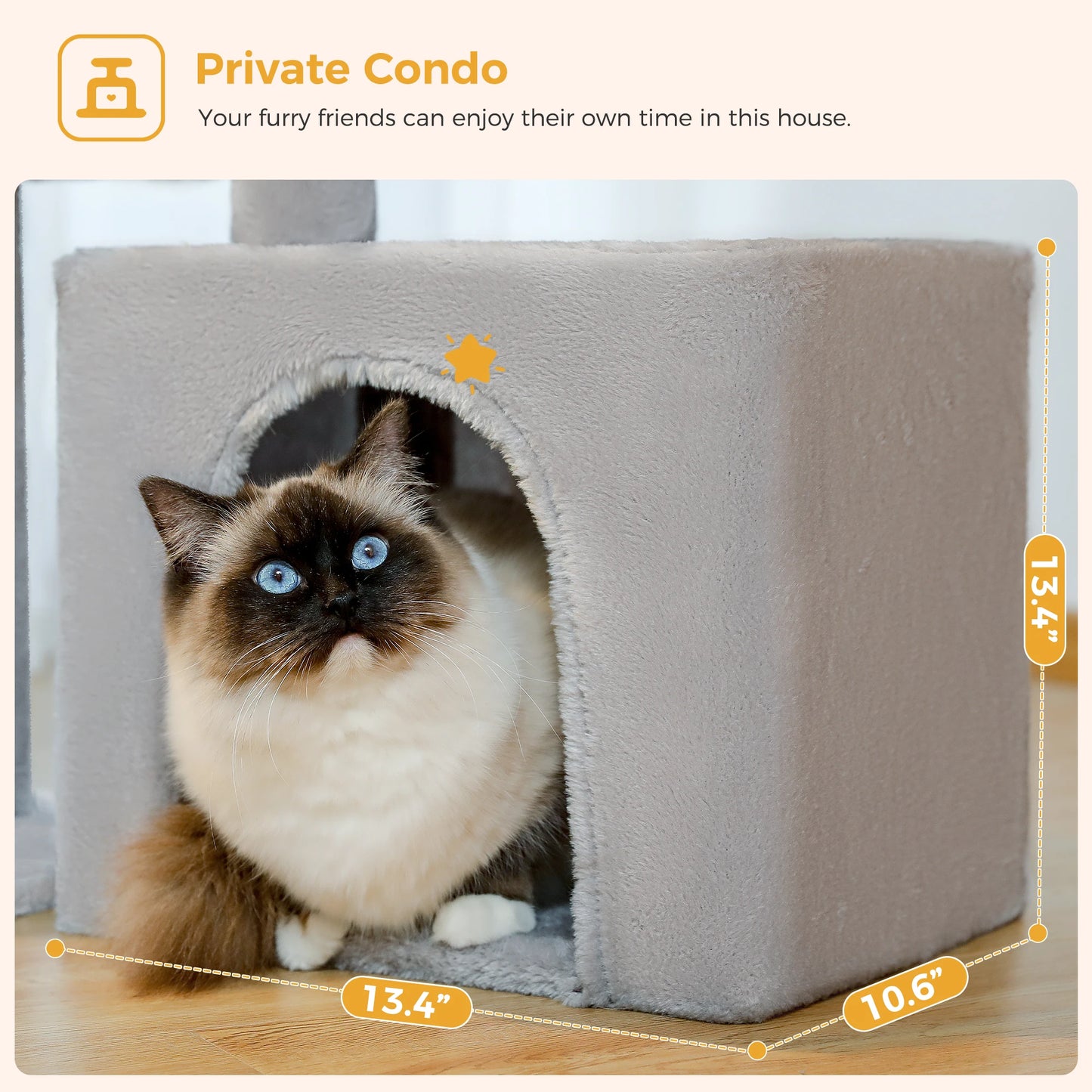 Árvore para gatos torre para gatos internos 2 estilos árvore de atividades para gatos com postes para arranhar gatos rede grande e poleiro superior removível cinza