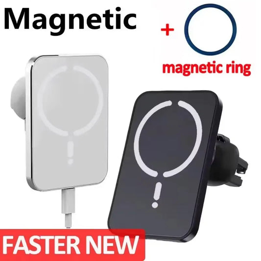 30w magnético sem fio carregador de carro clipe ventilação ar suporte do telefone para magsafe iphone 16 15 14 13 12 pro max suporte carregamento rápido do carro