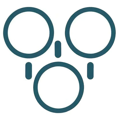 Anel de placa magnética Magsafe, Etiqueta universal do metal, Carregador sem fio, Folha para suporte do carro do ímã, Suporte