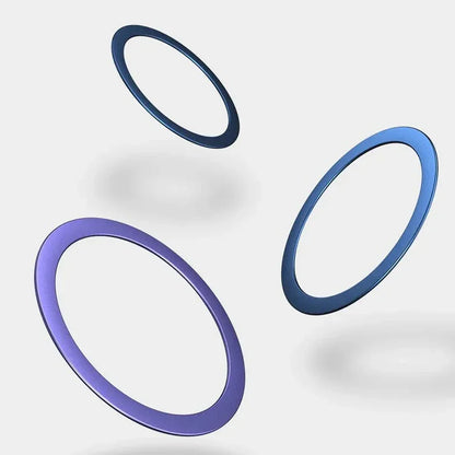 Anel de placa magnética Magsafe, Etiqueta universal do metal, Carregador sem fio, Folha para suporte do carro do ímã, Suporte