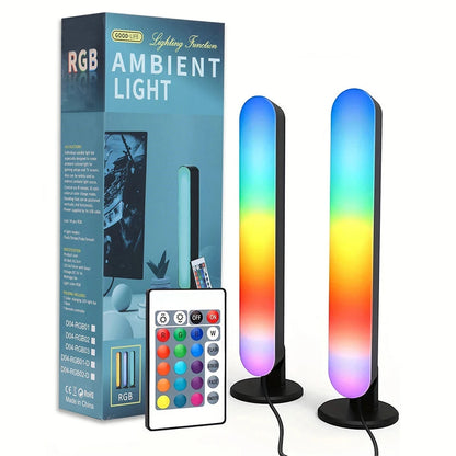 RGB Light Music Rhythm Pickup Lights, atualizado modelo recarregável USB, decoração de Natal, desktop, bar
