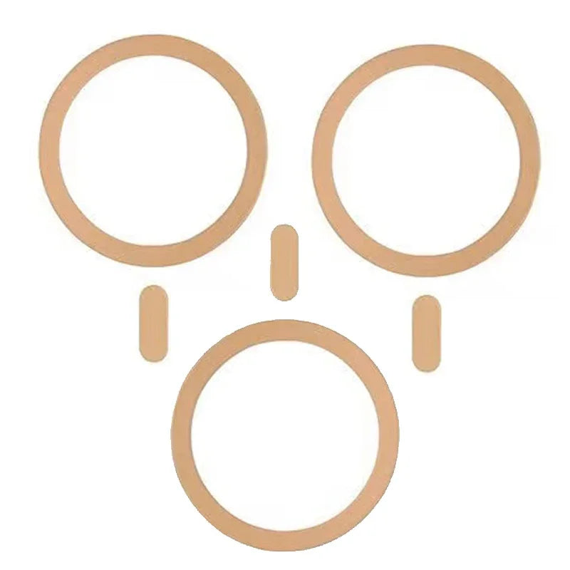 Anel de placa magnética Magsafe, Etiqueta universal do metal, Carregador sem fio, Folha para suporte do carro do ímã, Suporte