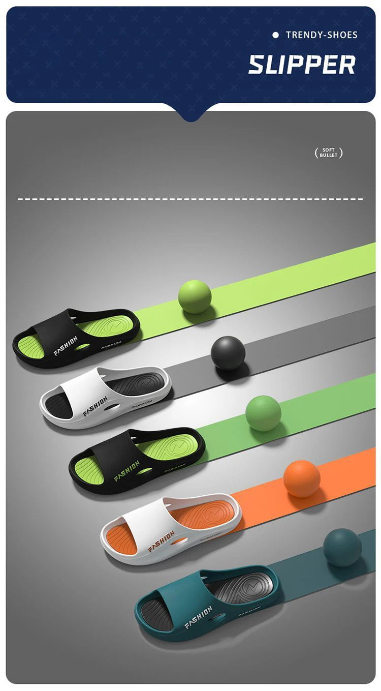 Men's slippers for outdoor wear in summer with soft soles 2024 new high-end sports sandals for men anti slip and odor proof