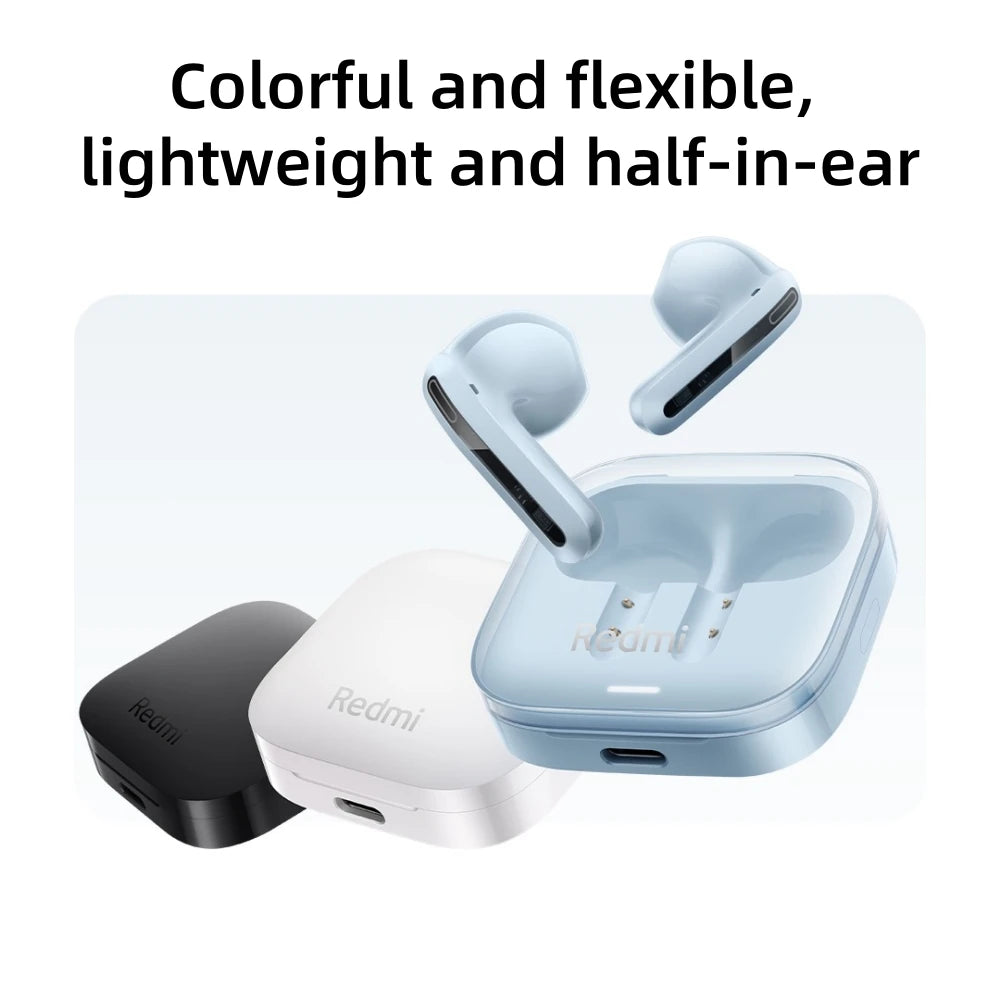 Xiaomi Redmi Buds 6 Active TWS Bluetooth Earphone 30h Long Battery Life 5 Tuning Modes BT 5.4 Wireless Headphone Headset
