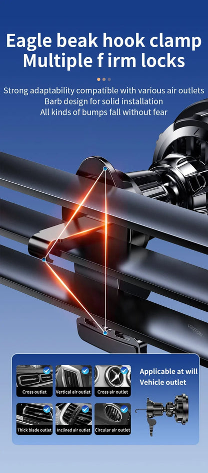 30w resfriamento de gelo magnético sem fio carregador de carro estação carregamento rápido para iphone15 14 13 12 pro max macsafe suporte do telefone do carro