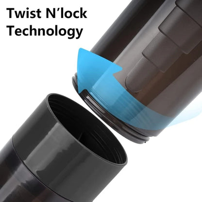 Protein Shaker Bottle Leak Proof Bottle for Protein Mixes 3 Layer Twist Off Shaker Cup Sports Shaker Bottle for Protein Powder