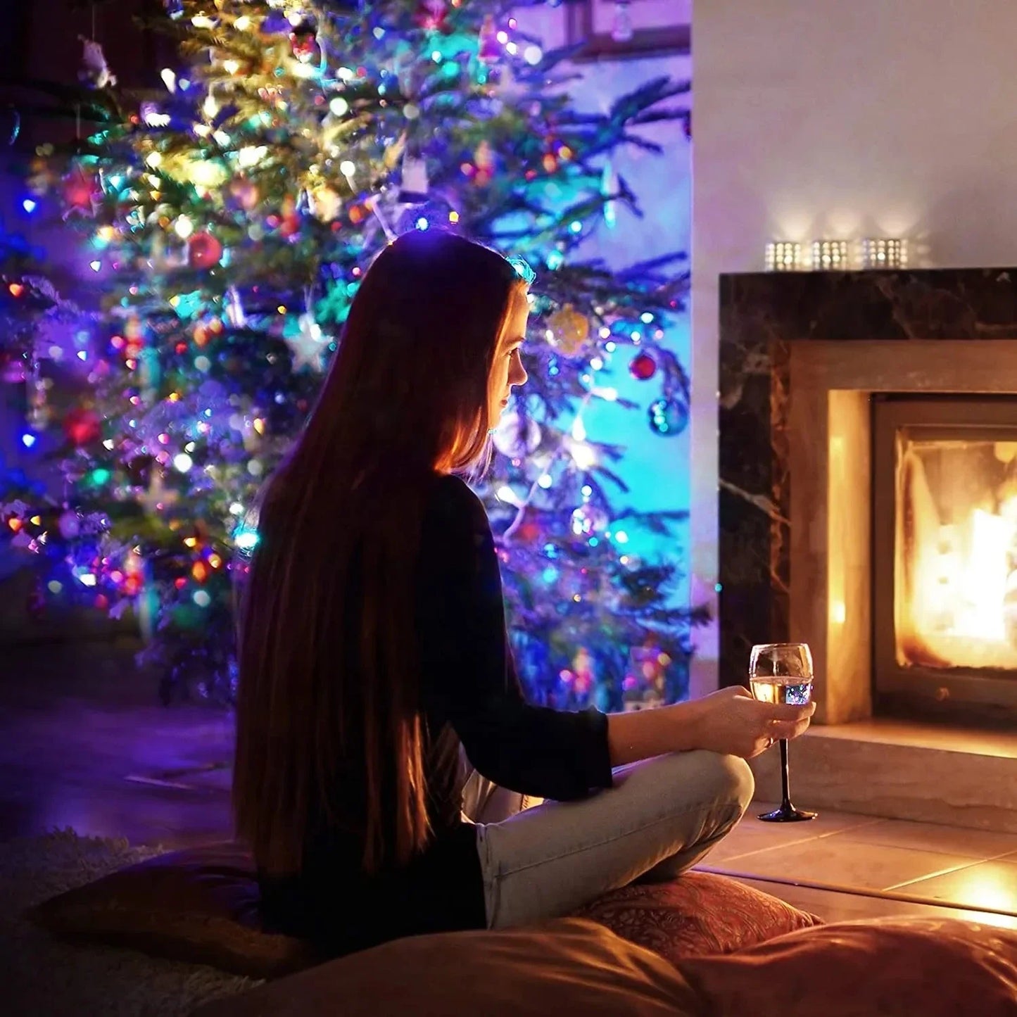 Usb led string luz 5m/10m/20m/30m 8 modo luzes de controle remoto guirlandas de fadas casamento natal decoração do feriado lâmpadas ano novo