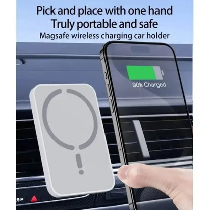 Carregadores magnéticos sem fio para carro, 30w, clipe de ventilação de ar, suporte de telefone para iphone15 14 13 12 11pro max macsafe, carregamento rápido