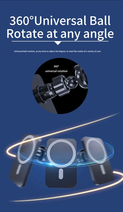 Carregador magnético sem fio para iPhone, 30W, 15, 14, 13, 12 Pro Max, Mini, Macsafe, Suporte para telefone, Stand Mount, Estação de carregamento rápido