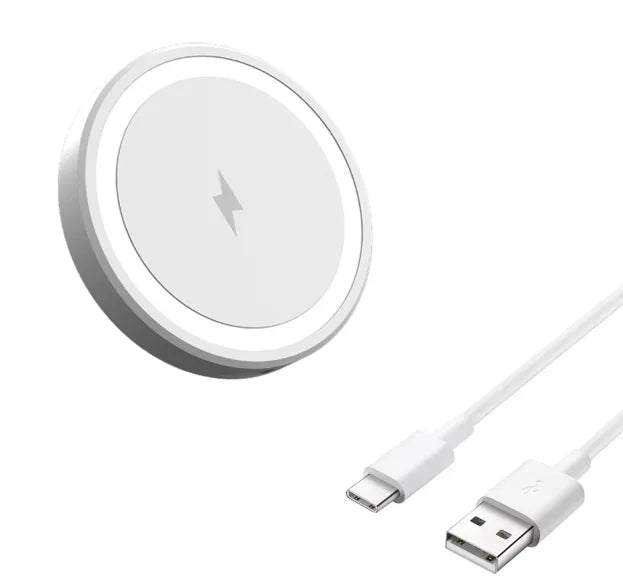 Almofada magnética sem fio 30w para magsafe iphone 17 16 15 14 13 12 pro max desktop tipo c ímã suporte de telefone de carregamento rápido