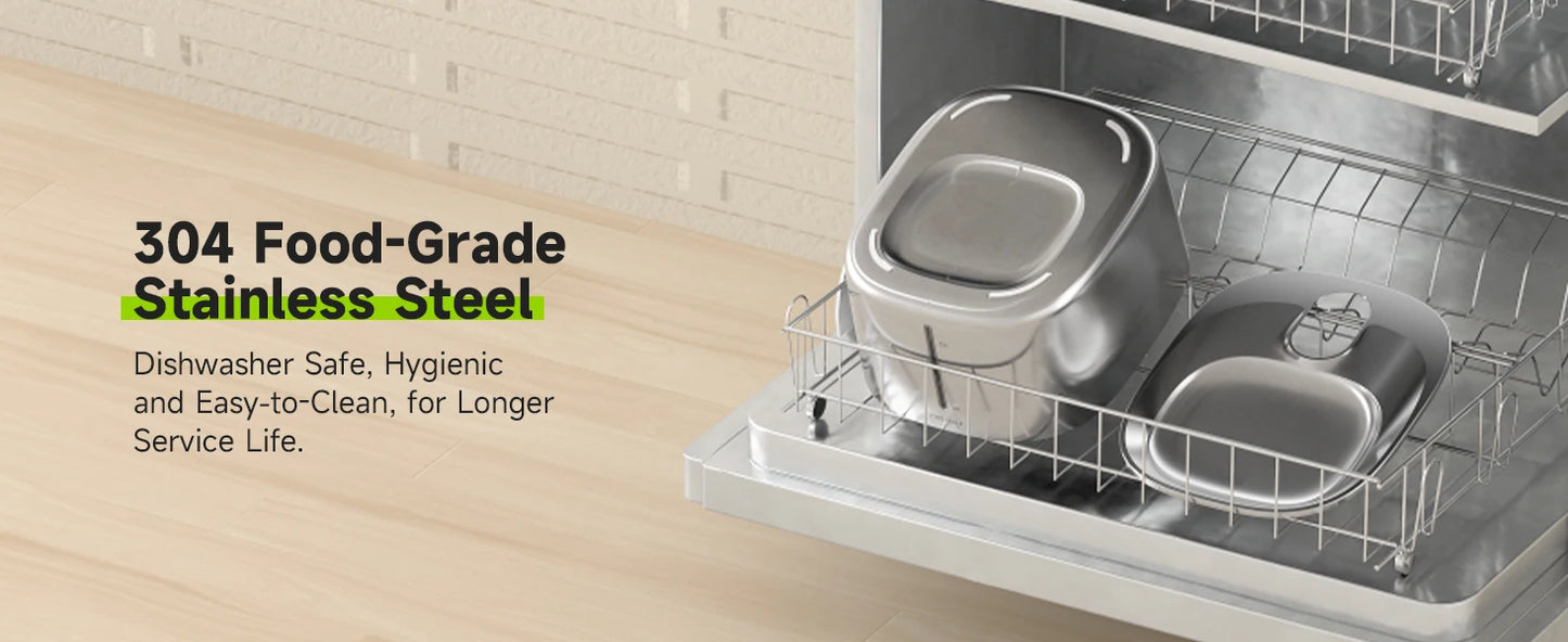 Wireless Cat Water Fountain Stainless Steel 135floz/4L Battery Operated Automatic Cordless Cat Water Dispenser Pet Fountain