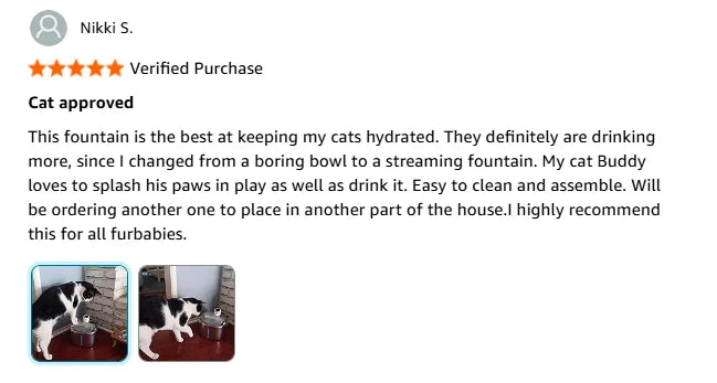 Wireless Cat Water Fountain Stainless Steel 135floz/4L Battery Operated Automatic Cordless Cat Water Dispenser Pet Fountain