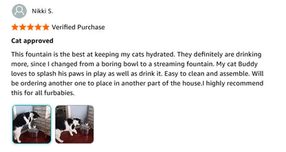 Wireless Cat Water Fountain Stainless Steel 135floz/4L Battery Operated Automatic Cordless Cat Water Dispenser Pet Fountain