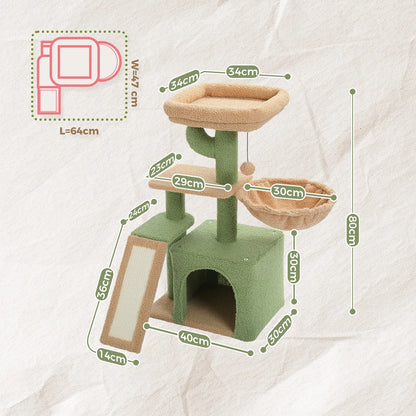 Árvore para gatos torre para gatos internos 2 estilos árvore de atividades para gatos com postes para arranhar gatos rede grande e poleiro superior removível cinza