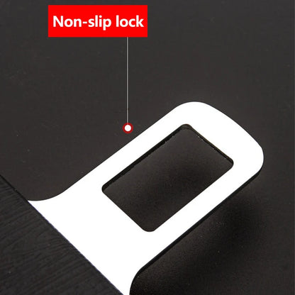 2pcs/set Car Safety Belt Buckle Extension Clip Safety Belt Buckle Thick Socket Plug Thick Insert Socket Extender Tool Accessory