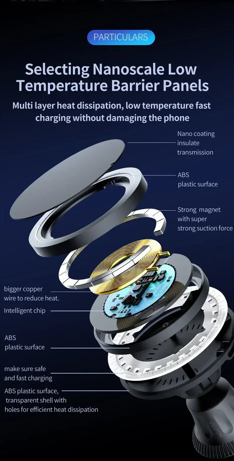 30w carregador magnético sem fio do carro rgb para iphone 12 13 14 15 pro max macsafe suporte do telefone do carro montagem estação de carregamento rápido