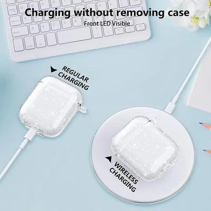 Compatible AirPods 4th Generation Case Cover Soft TPU Airpod pro3 Case with Cleaner Kit Shockproof Protective Case with Keychain