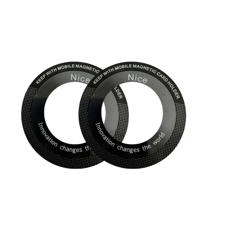 1/2/6 pçs para magsafe anel de metal magnético para telefone universal adesivo de metal suporte placa carregador sem fio folha ímã suporte do carro