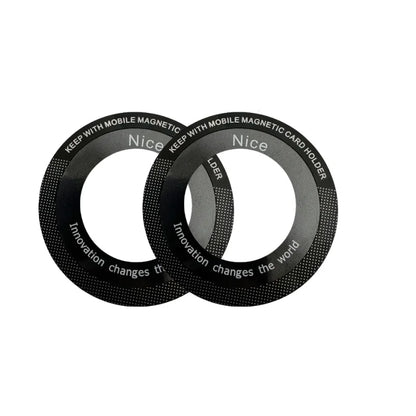 1/2/6 pçs para magsafe anel de metal magnético para telefone universal adesivo de metal suporte placa carregador sem fio folha ímã suporte do carro